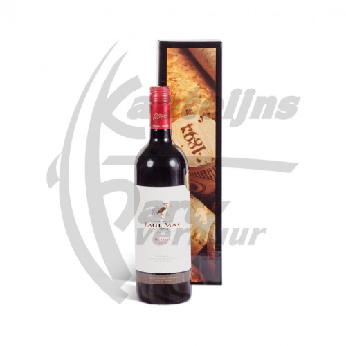 Product Luxe geschenkverpakking kurk 1 fles wijn 75 cl 